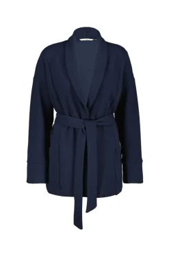 DiDi Kimono sweat vest Lois in donkerblauw- Truien & Vesten