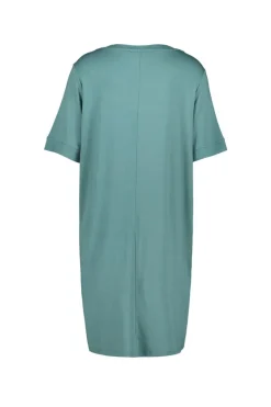 DiDi Loose dress Bisou Atlantic green- Basics | Jurken & Tunieken