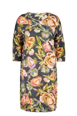 DiDi Loose dress Freedom Grey Twinkle print- Jurken & Tunieken