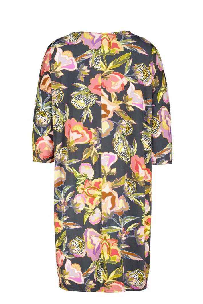 DiDi Loose dress Freedom Grey Twinkle print- Jurken & Tunieken