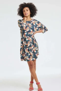 DiDi Loose dress Freedom Skydancer print- Jurken & Tunieken