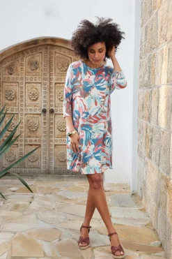 DiDi Loose dress Freedom Wonderful print- Jurken & Tunieken