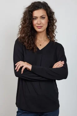 DiDi Loose tee Cindy Black- Basics | T-shirts & Tops