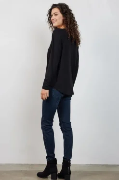 DiDi Loose tee Cindy Black- Basics | T-shirts & Tops