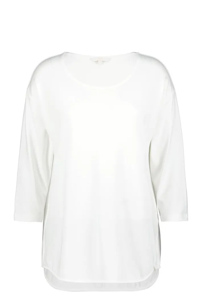DiDi Loose tee crew 3/4 sleeves Offwhite- Basics | T-shirts & Tops