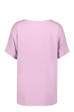 DiDi Loose V-tee Faye in mauve mist- Basics | T-shirts & Tops