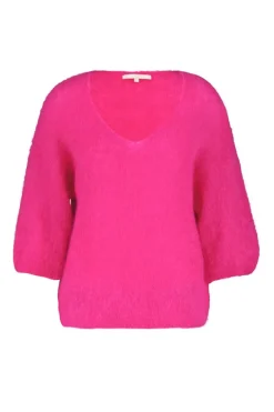 DiDi Mohair pullover Mira in raspberry pink- Truien & Vesten