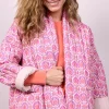 DiDi Padded jasje Bella Pink Granito print- Jassen | Blazers