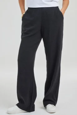 DiDi Pants Alba in Black- Lange Broeken
