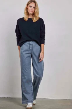 DiDi Pants Legend Dark shadow grey- Denim | Lange Broeken