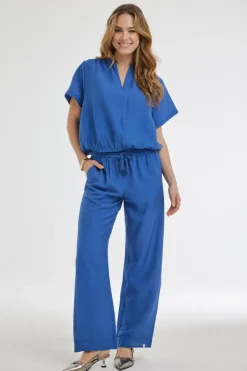 DiDi Pants Paloma Dutch blue- Lange Broeken
