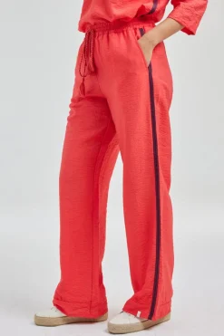 DiDi Pants Paloma in Rose red- Lange Broeken