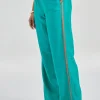 DiDi Pants Paloma in Sea green- Lange Broeken