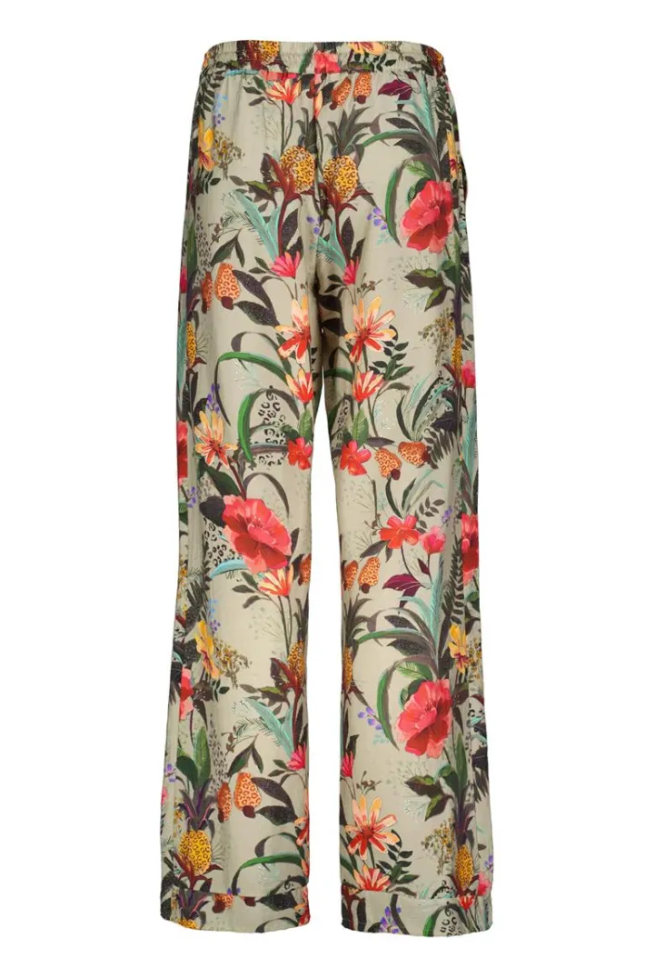 DiDi Pants Paloma Sand Magnificent print- Lange Broeken