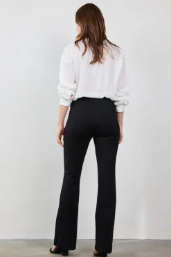 DiDi Pants Punta flare in black- Lange Broeken