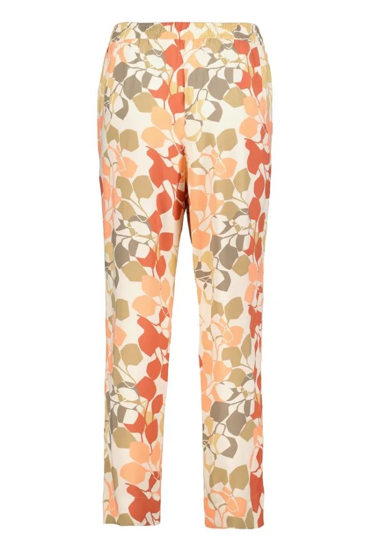 DiDi Pants Sol Bright leaves print- Lange Broeken