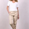 DiDi Pants Tyler Light sand- Lange Broeken