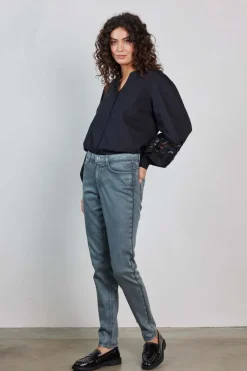 DiDi Pants Tyra Dark shadow grey- Lange Broeken