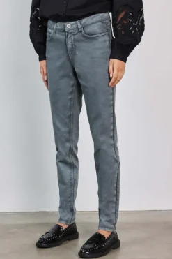 DiDi Pants Tyra Dark shadow grey- Lange Broeken