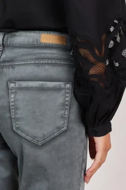 DiDi Pants Tyra Dark shadow grey- Lange Broeken