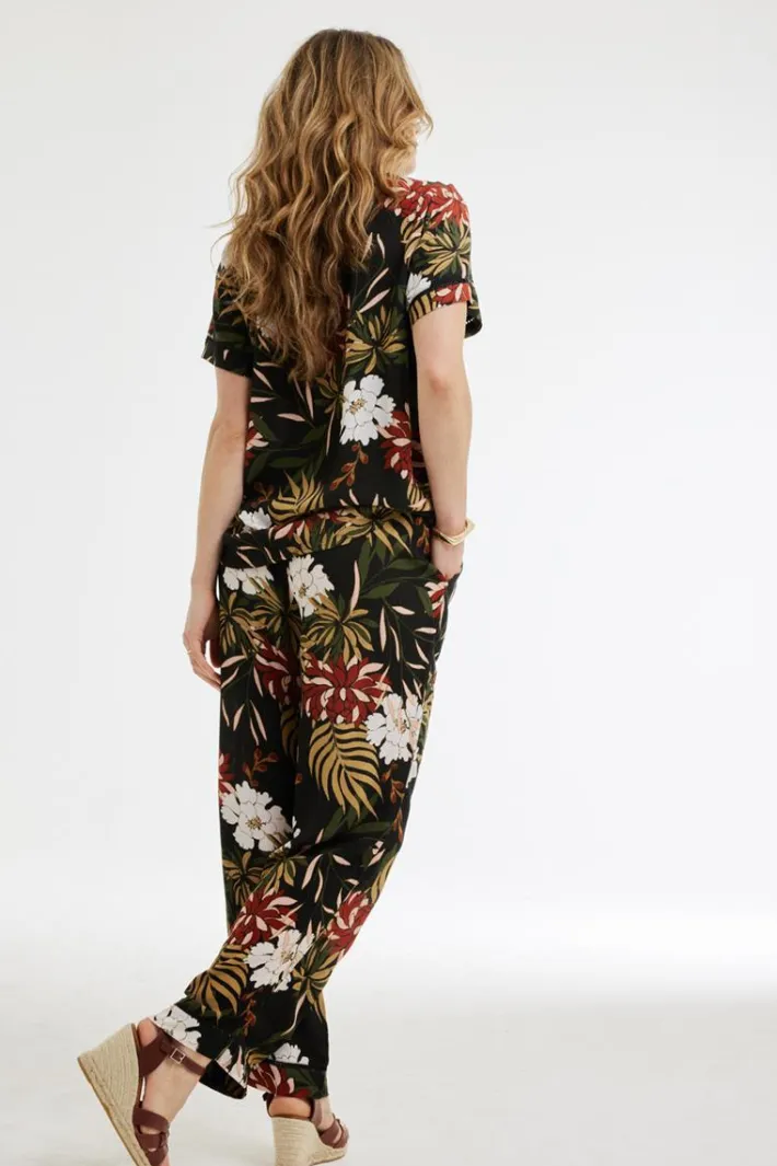 DiDi Pants Yara Jungle print- Lange Broeken