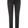DiDi 5 pocket denim pants washed black- Denim | Lange Broeken
