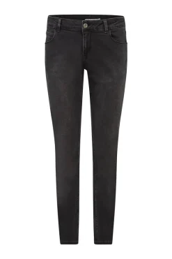 DiDi 5 pocket denim pants washed black- Denim | Lange Broeken