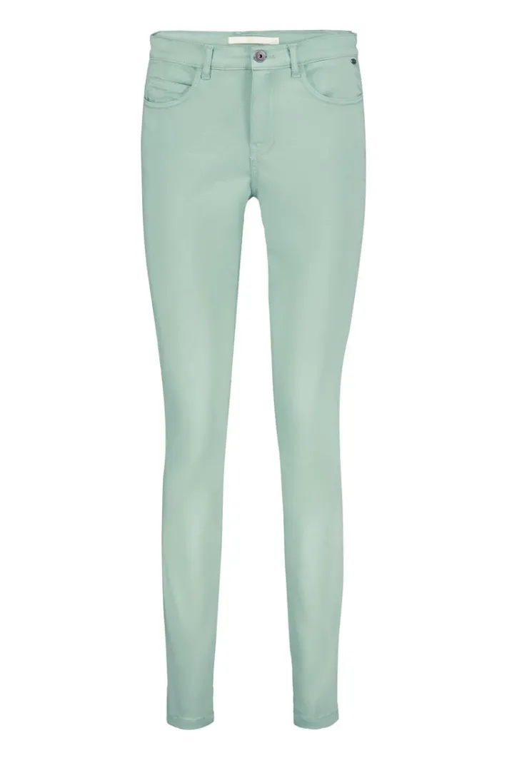 DiDi 5 pocket jeans Tina in granite green- Lange Broeken