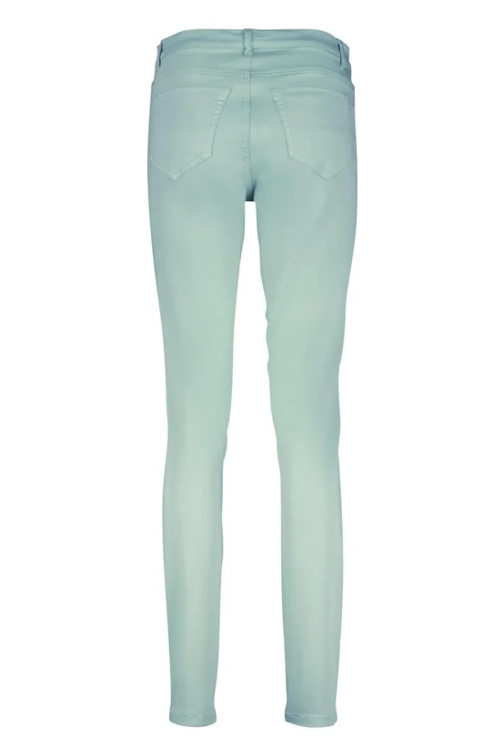 DiDi 5 pocket jeans Tina in granite green- Lange Broeken