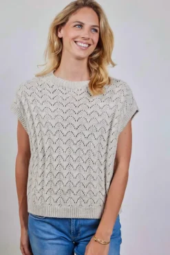 DiDi Pullover Alice Feather grey- Truien & Vesten