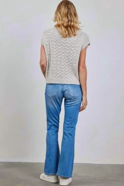 DiDi Pullover Alice Feather grey- Truien & Vesten