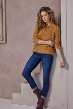 DiDi Pullover Cannes Spice brown- Truien & Vesten