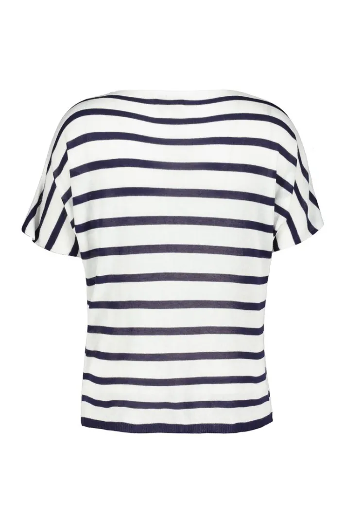 DiDi Pullover Tonia Blue Stripe- Truien & Vesten