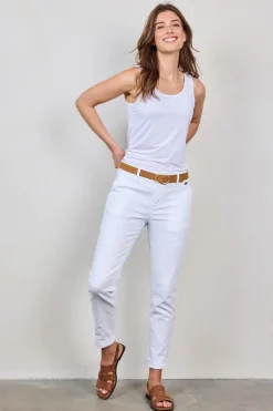 DiDi Rayon singlet, wit- Basics | T-shirts & Tops