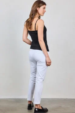 DiDi Rayon spaghetti top in Black- Basics | T-shirts & Tops