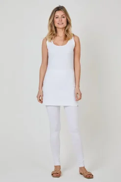 DiDi Singlet longer length wit- Basics | T-shirts & Tops