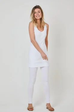 DiDi Singlet longer length wit- Basics | T-shirts & Tops