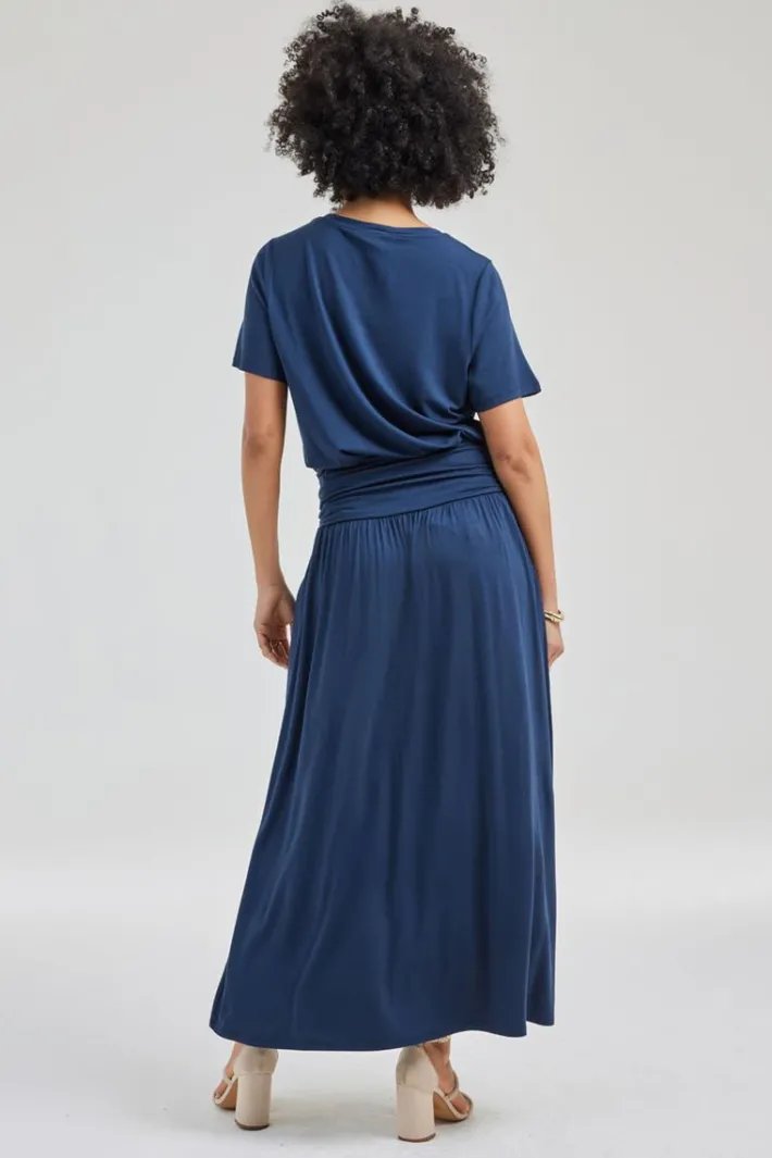 DiDi Skirt Calista in Dark blue- Basics | Rokken