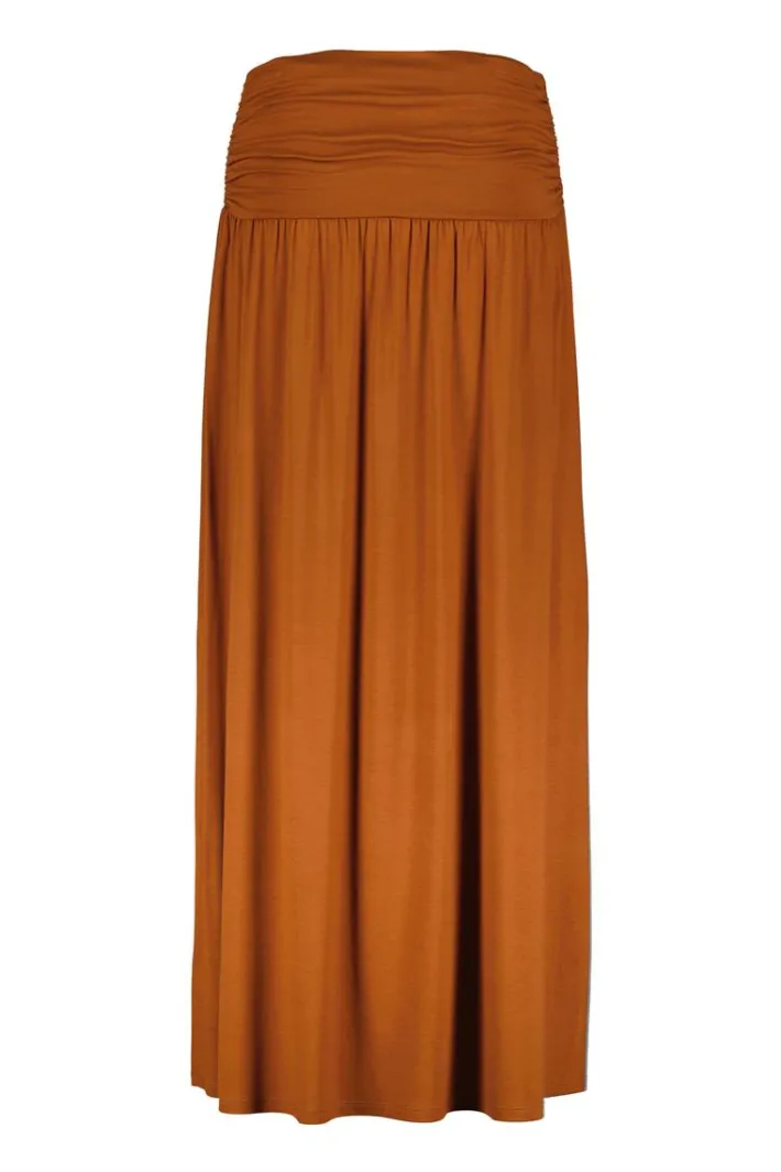 DiDi Skirt Calista in Ginger brown- Basics | Rokken