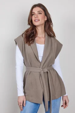 DiDi Sleeveless vest Diam in fallen rock- Truien & Vesten