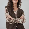 DiDi Sleeveless vest Emma in bruin- Truien & Vesten | Gilets