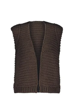 DiDi Sleeveless vest Emma in bruin- Truien & Vesten | Gilets