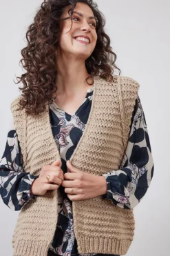 DiDi Sleeveless vest Emma in kit- Truien & Vesten | Gilets