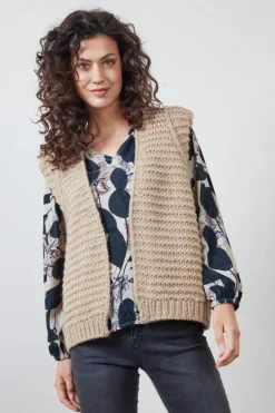 DiDi Sleeveless vest Emma in kit- Truien & Vesten | Gilets