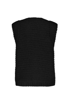 DiDi Sleeveless vest Emma in zwart- Truien & Vesten | Gilets