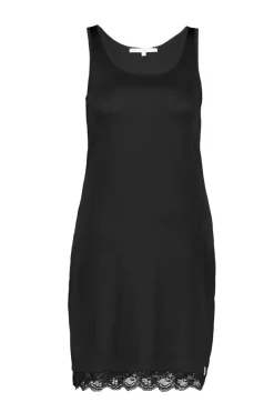 DiDi Slipdress Sally in Black- Basics | Jurken & Tunieken