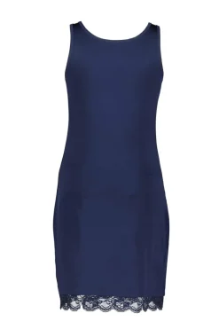DiDi Slipdress Sally in Dark blue- Basics | Jurken & Tunieken