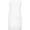 DiDi Slipdress Sally in white- Basics | Jurken & Tunieken