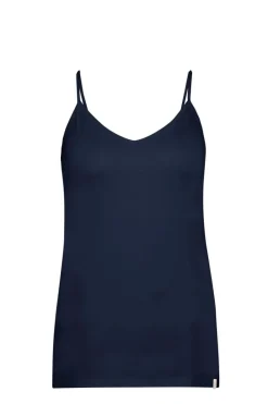 DiDi Spaghetti V singlet in dark navy- Basics | T-shirts & Tops