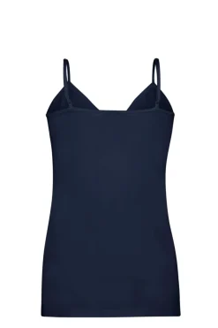 DiDi Spaghetti V singlet in dark navy- Basics | T-shirts & Tops